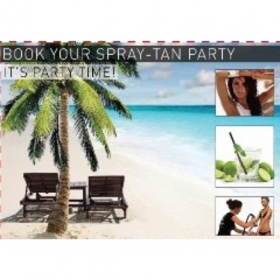 Spray-Tan Party Flyers (250 stuks)