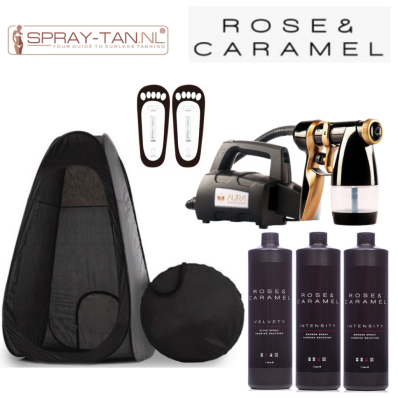 ROSE & CARAMEL Starterspakket 3 - Aura Compact / XENA Gun machine 